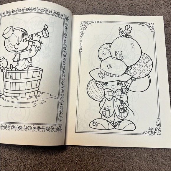 Precious Moments Coloring Book #1635-14 Vintage 1990 Golden Book UNUSED - Picture 4 of 4